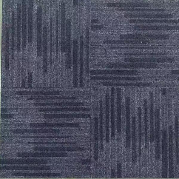 5-Star Hotel Square Nylon Printed Carpet Tiles Made by Nylon with PE Modular Backing