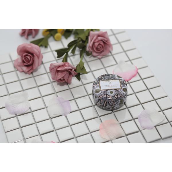 Soy Wax Scented Tin Candles , Handmade Non Toxic Long Lasting Scented Candles