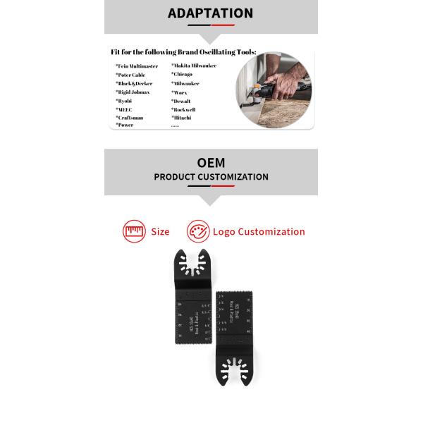 65x40mm BIM увидели Multi быстрый выпуск лезвий пилы инструмента