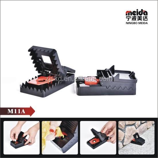 14*7.5*5 CM Captador de ratones roedores reutilizables para control de plagas profesional con plato de cebo