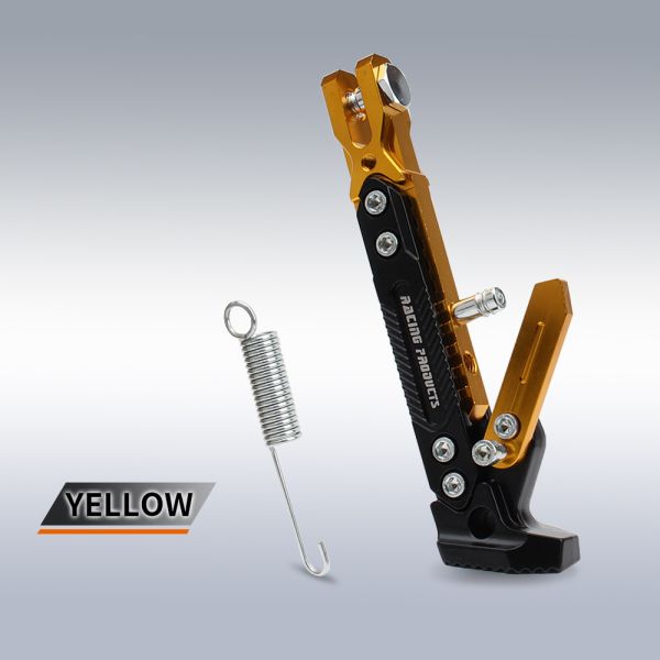 Motorcycle Kickstand Adjustable Side Feet Parking Rack Support Foot Frame Aluminum Alloy  Motorcycle Universal Tripod