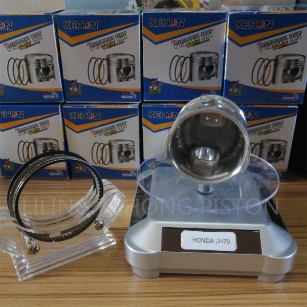 Durable JH70 Honda Motorcycle Pistons 47mm CLY DIA Aluminum Silver