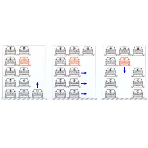 5 слоев привода многоуровневой системы автостоянки гидравлического