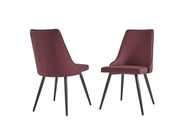 Durable 0.2CBM 490mm 970mm Leather Metal Dining Chair