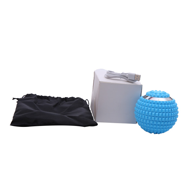 3.7V Yoga Exercise Equipment 12.5cm ABS Electric Yoga Massage Ball