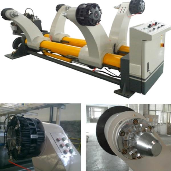 Dia 242mm Hydraulic Mill Roll Stand Corrugated Cardboard Production Line