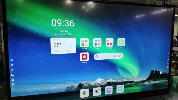 Sortie de l'usine Technologie tactile infrarouge Écran tactile interactif Moniteur d'écran tactile interactif Téléviseur tableau blanc intégré Android 13 14 Pour l'équipement éducatif scolaire de choix
