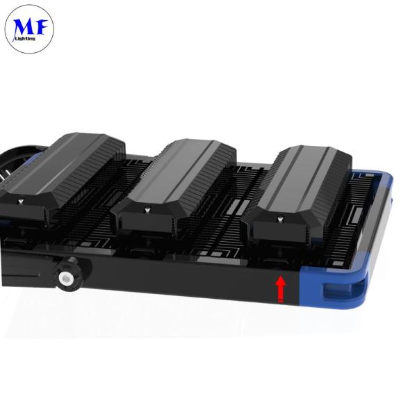 160lm/W LED haute lumière de mât en aluminium 250W750W1250W haute protection contre les surtensions et les surtensions faisceau d'angle Stade des emplacements aéroport de sport