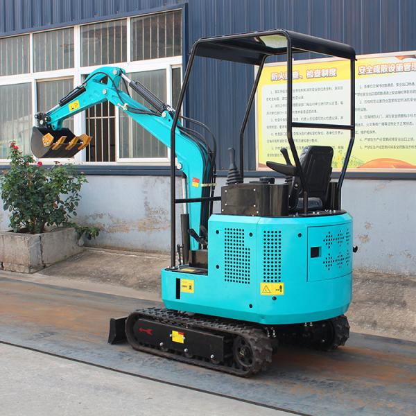 Mini Excavator Excavator 1.0 Ton com velocidade nominal padrão e capacidade de balde de 0,04m3