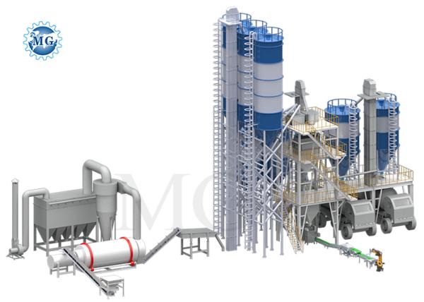10-50 T/H Tower Type Dry Mortar Plant for Skim Coat and Wall Putty Production