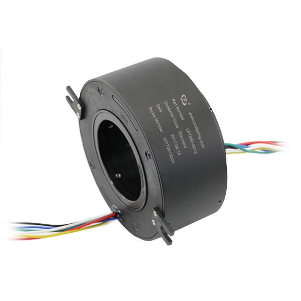 LPT080 Through Hole Slip Ring 80mm 300rpm Precious Metal Contacts