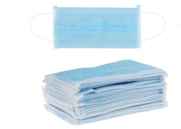 Civillian Disposable Non Woven Antiviral Face Mask Soft With Custom Color