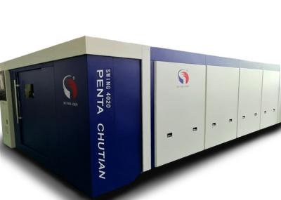 1000W Horizontal CNC Fiber Laser Cutter with Auto Focus Cutting Head 4000*2000mm