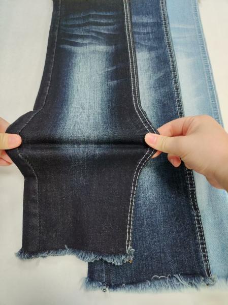 Siro fils croisés couleur bleu gris 75% coton étirement denim tissu avec 180cm largeur totale JSD3259BG Pour les jeans