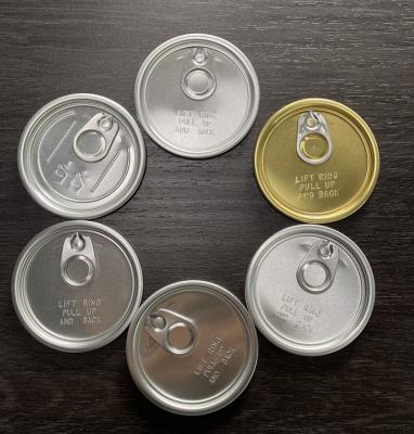 Round Aluminum Easy Open Lid Customized Dog Food Can Caps