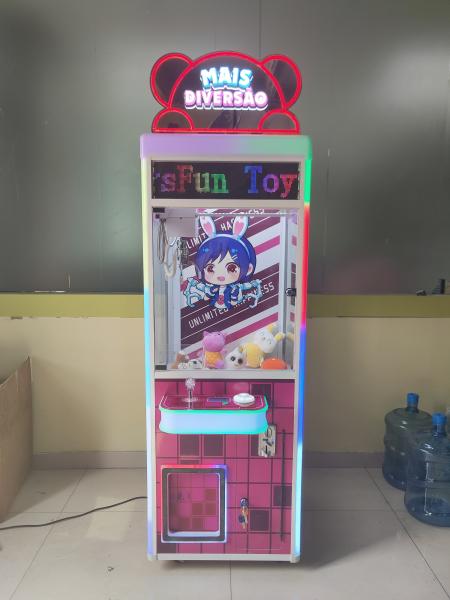Mini Bear KidsToy Claw Crane Vending Coin Operated Prize Game Machine
