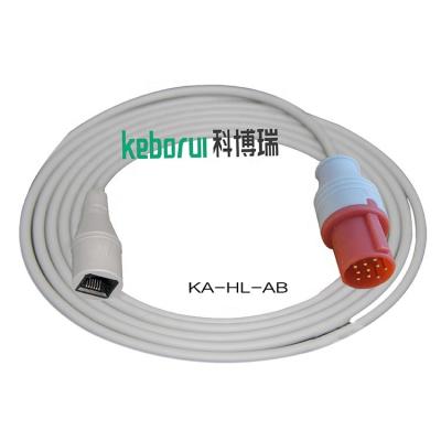 OEM ODM 3.2M GE Hellige IBP Cable To Abbott IBP Cable