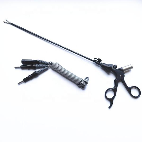 Cabos de coagulação bipolar reutilizáveis de 330 mm de comprimento para instrumentos cirúrgicos laparoscópicos