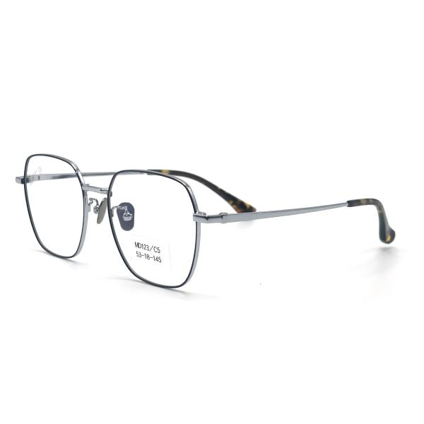MD123 Stainless Steel Metallic Optical Frames For MEN's Sophisticated Style
