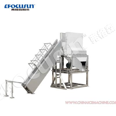Ice Crusher Machine with 100KG Ice Storage Capacity and 1.5 Years After-sales Service