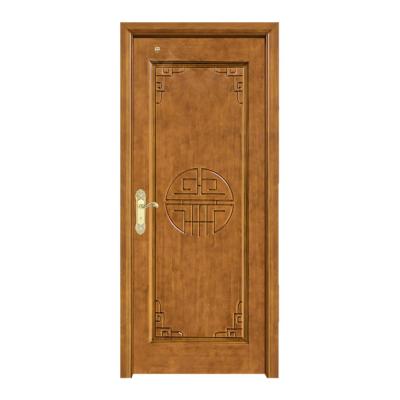Eco Friendly Modern CPL Door Solid Wood Composite 208cm Height