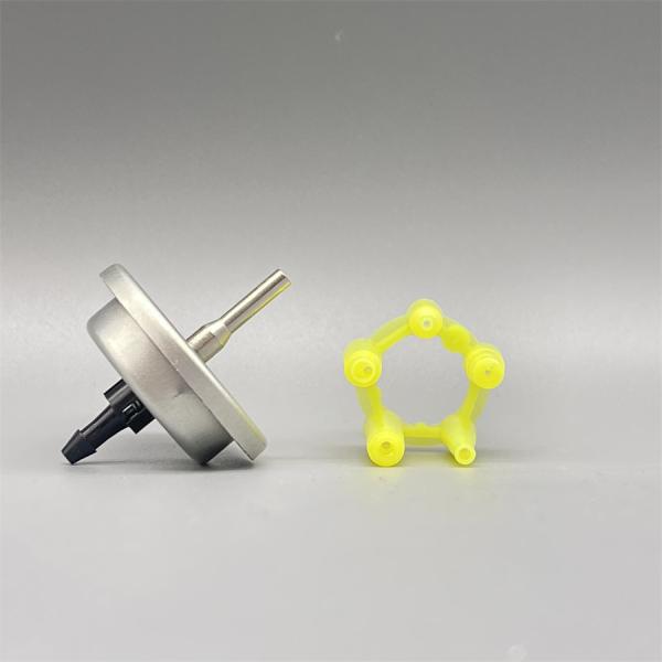 Custom-Molded Safety Aerosol Valve System for Branded Promotional Lighters and Themed Novelty Items with Tamper-Proof Design