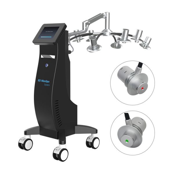 635nm Red 532nm Green Cold 8D 10D laser Slimming Machine Effective Weight Loss