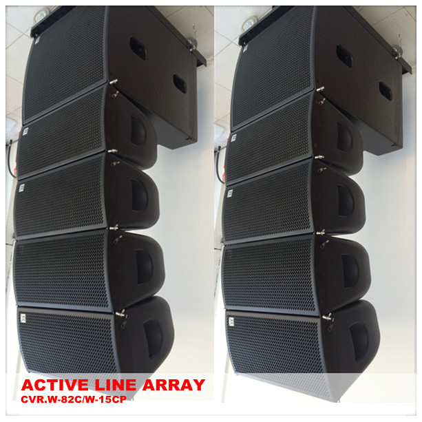2 Way Audio 15 Inch Pa System Plywood Speaker Box For Night Club