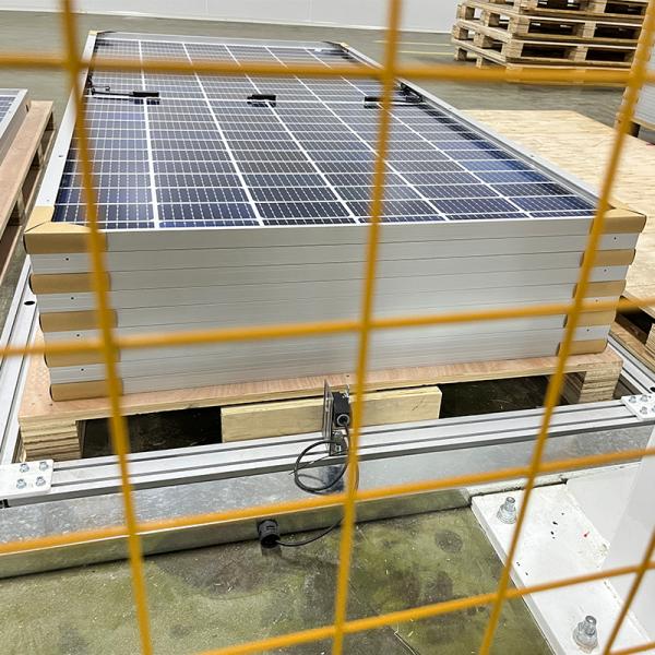 Slope Roof PERC Bifacial Solar Panels Monocrystalline Haalf Cut Solar Cells Photovoltaic Racks