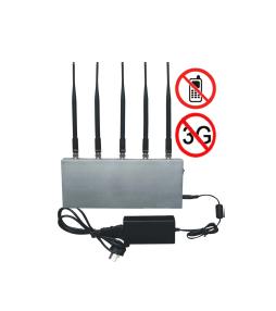 Wireless  Cell Phone Signal Jammer CDMA GSM DCS PHS 3G , Five Antenna