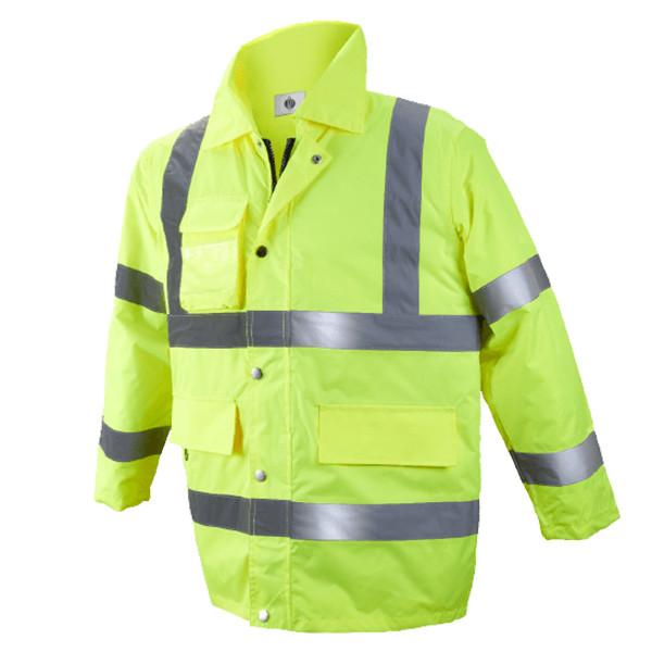 100% Polyester Coating Ready Made Garments High Visibility Jackets 2XL 3XL