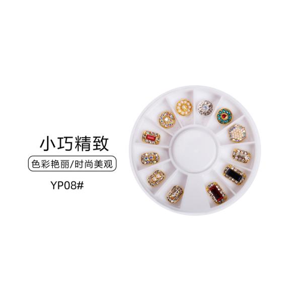 Type Mixed 3D Large Crystals Diamonds for DIY Nail Art Work Design Decoration Jewelry