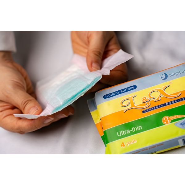 4 Pads Overnight Period Pads Soft Heavy Flow Biodegradable Menstrual Pads