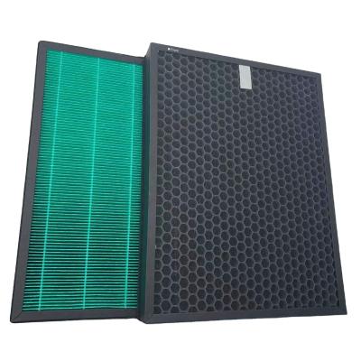 Customized True HEPA Air Filter 365x280x47mm with Glassfiber Media for Air Purifier Replacement