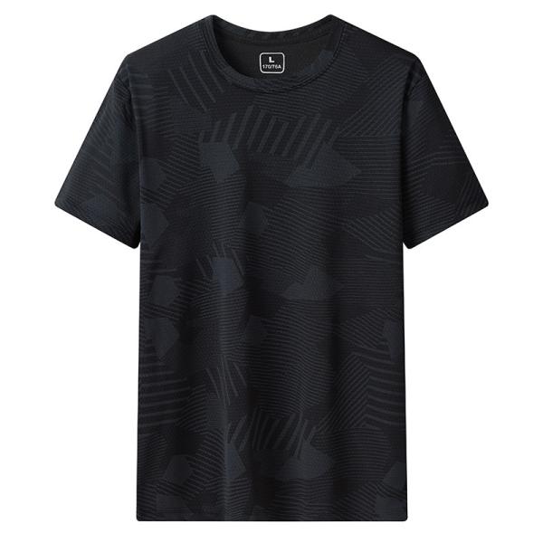 Summer UPF 50 UV Printed Tee Shirt Custom Logo Boxy Gym Streetwear for Men and Women