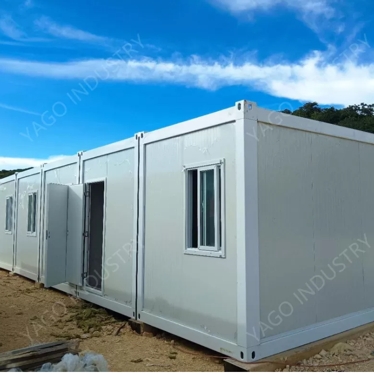 Q235 Galvanized Steel Mining Camp Prefabricated Container Office Fireproof