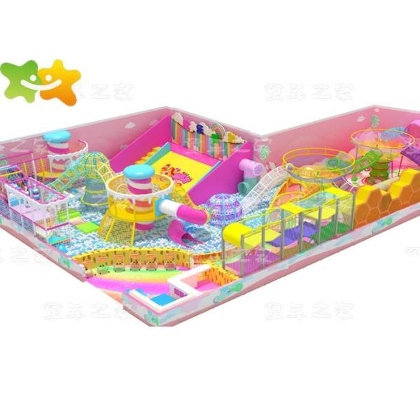 Antirust Children'S Indoor Jungle Gym , Soft Play Centre Equipment Food Grade Plastic