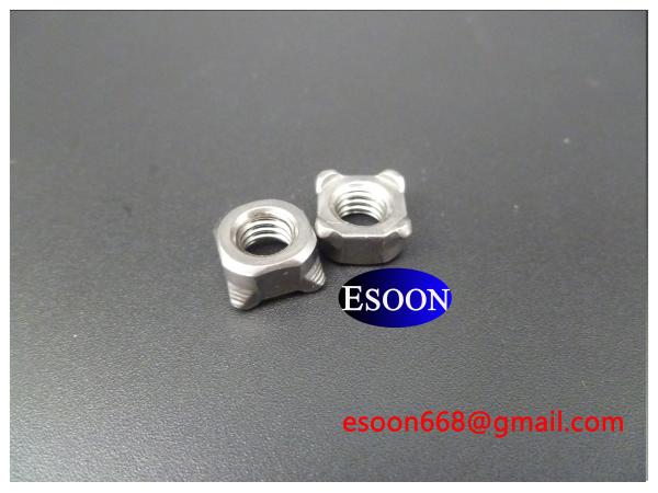 M8*1.0 Carbon Steel DIN 928 Square Weld Nut,Plain surface,Grade 8