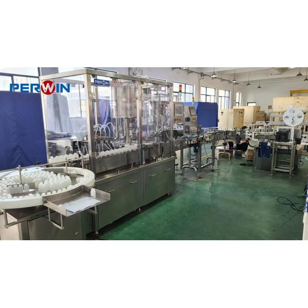 Efficient Vial Filling Line with Power Supply 400V/60HZ - Improper Capping