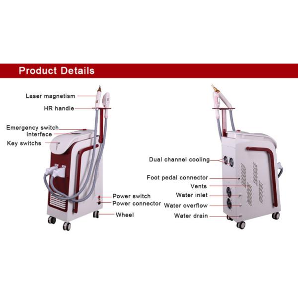 2 In 1 Hair Removal Picosecond Laser Machine 755nm Skin Rejuvenation