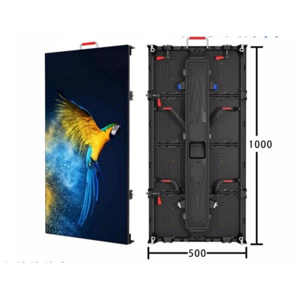На открытом воздухе арендный алюминий заливки формы экрана 500mm*500mm СИД P4.81