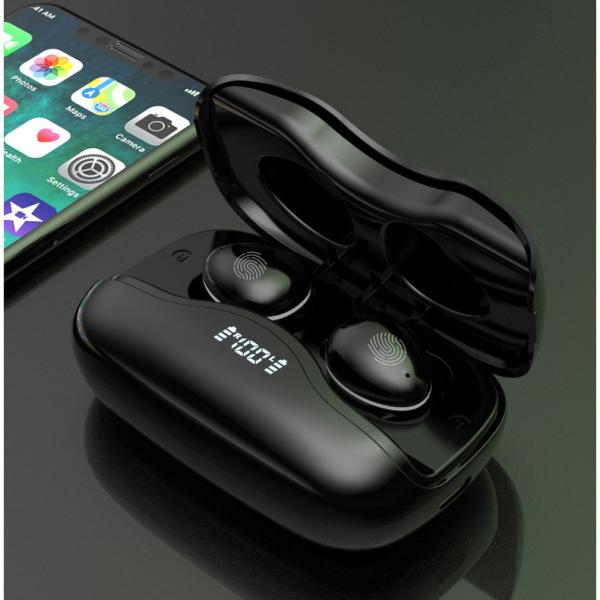 Wireless Connection Waterproof Noise Cancelling BT Streaming Stereo Headphone Earphone with 300 mah Charging Case Battery