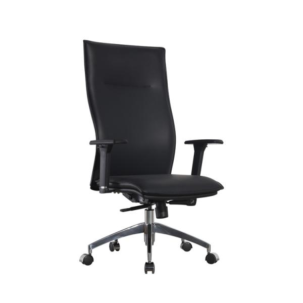 20GP 62cm Leather Office Task Chair Ergonomic Executive Desk Chair PU Armrest Padding
