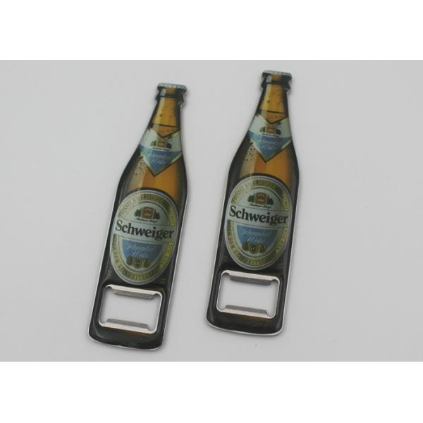 Funny Wedding Stainless Steel Automatic Bottle Opener With Epoxy Logo