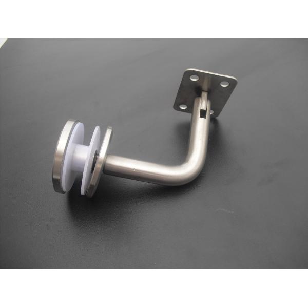 Handrail bracket glass to wall RS315, material stainless steel 304, finishing satin or mirror
