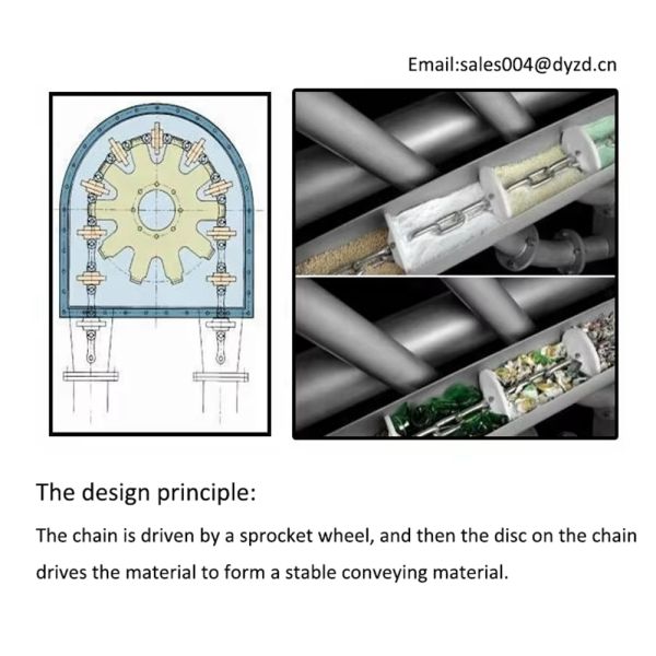 Fully Enclosed Pipeline Chain Conveyor Achieves Dust-Free Powder Transport Industrial-Grade Powder Zero-Leakage Environmental Equipment Supports OEM