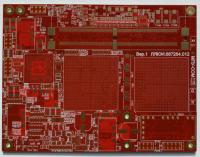 Placa do circuito integrado do PWB do controle de uma impedância de 50 ohms tamanho mínimo do furo de 0,15 milímetros
