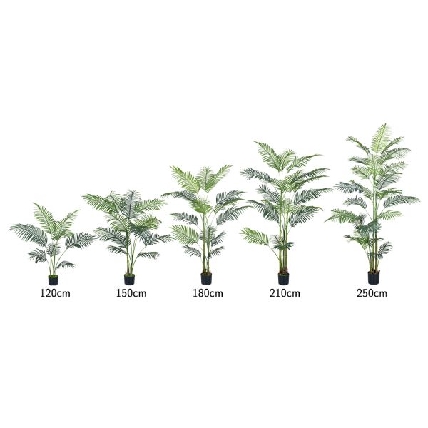 Wholesale Indoor Artificial Plants Faux Hawaii PalmPotted Plants For Indoor Decoration
