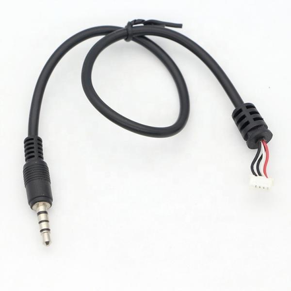 Custom Factory Assembly 1M 3.5mm TRRS Audio DC Jack to JST 2.0mm 2.54mm Pitch Connector Cable
