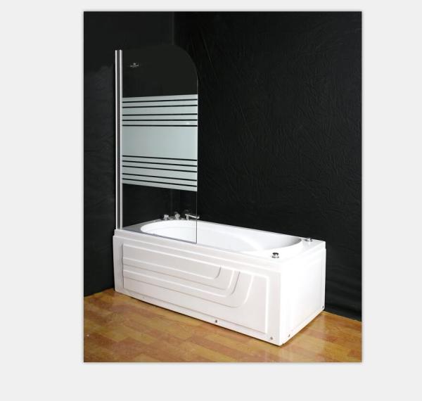 Glass Screen Shower Door Enclosures 140*120 / 180*80cm Size For Bath Tub